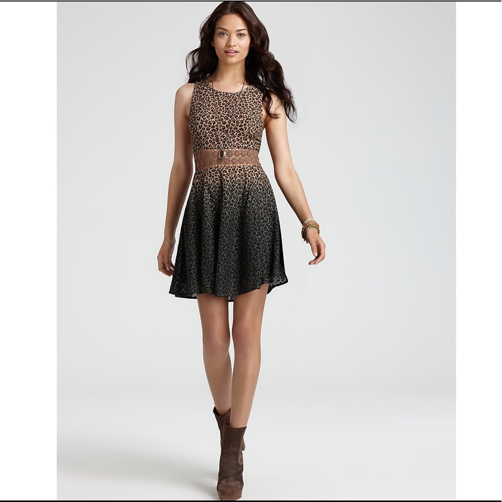 Free people leopard daisy dress - Picture 4 of 5